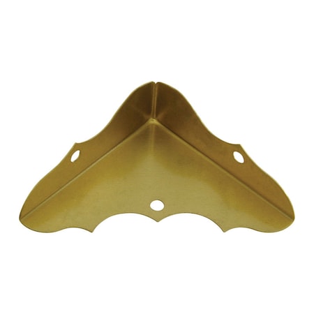 National Hardware National Hardware 5/8 in. H X 1-3/4 in. W X 0.02 in. D Brass-Plated Solid Brass Inside Decorative Co N213-447